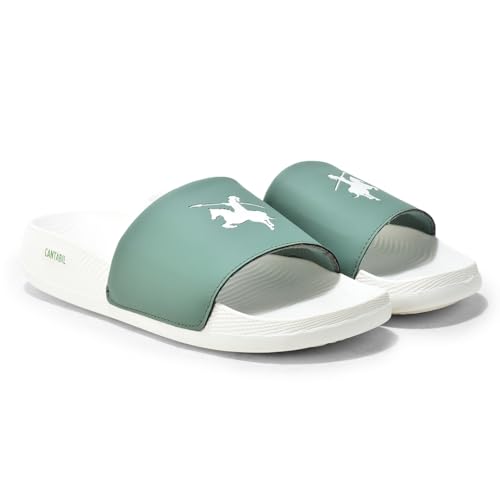 Image of Cantabil Casual Sliders for Men l Lightweight & Comfortable with Cushioned Insole EVA Upper EVA Sole Slip on Closure (P MSLP00033)