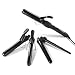 Le BeauteĀ® 5 in 1 Curling Iron Set - Best Iron Curler Rod Wand Set For Professional Salon Grade Treatment - Tourmaline Ceramic Five Piece Set of Barrels Included: 2 Clipped, 3 Clipless 1/2" To 1 1/2"