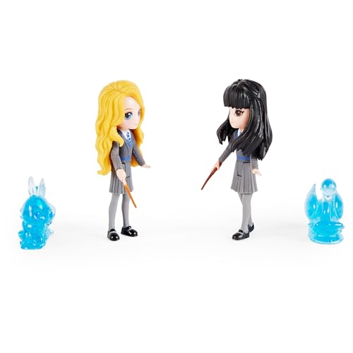 Spin Master Wizarding World Harry Potter Friends Play Set with Luna Lovegood and Cho Chang Collectible Figures as well as 2 Patronus Protection Beings, Toy for Children from 5 Years, Fan Item