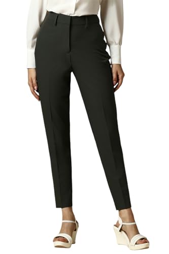 Image of Allen Solly Women's Slim Fit Mid Rise Trouser