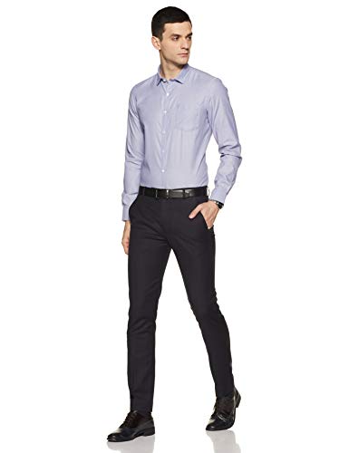 Image of EX Men's Solid Regular Fit Formal Shirt(Colors & Print May Vary)