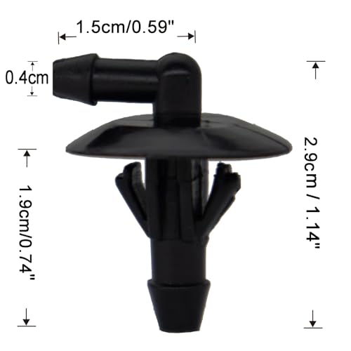 Buse de lave-glace Dodge Sprinter remplace gicleur usé OEM - 2