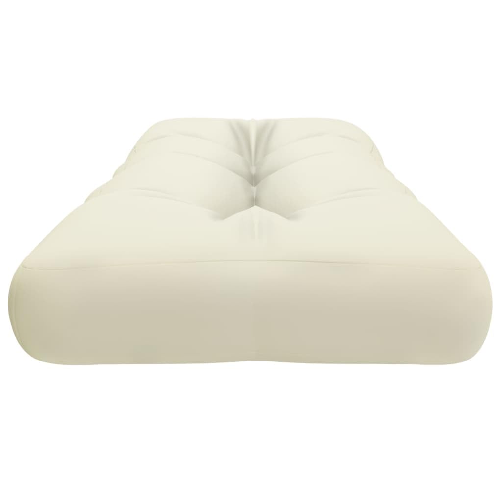 Palettensofa-Kissen Creme 120x40x10 cm