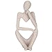 HERCHR Statua del pensatore Scultura Astratta Figurina da Collezione Statua pensante Decorazione per scaffale Home Office Desktop Decor