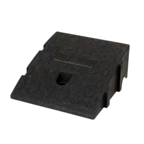 Rampa para bordillo de entrada y acera, con superficie antideslizante texturizada, para motocicletas, sillas de ruedas, scooters, automóviles y camiones (altura: 7 cm o 11 cm) miniatura 1