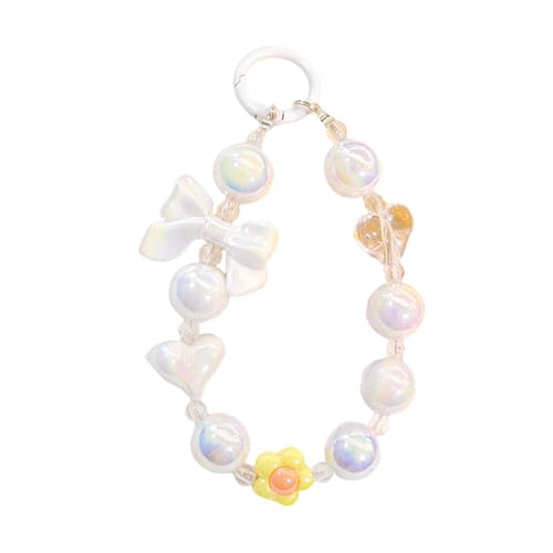 Cinta Telefono con Perline Multipurico Decorazione Mobile Trendsetting Cord del in Rilievo per Smartphone Day Travel Accessorio Personalizzato