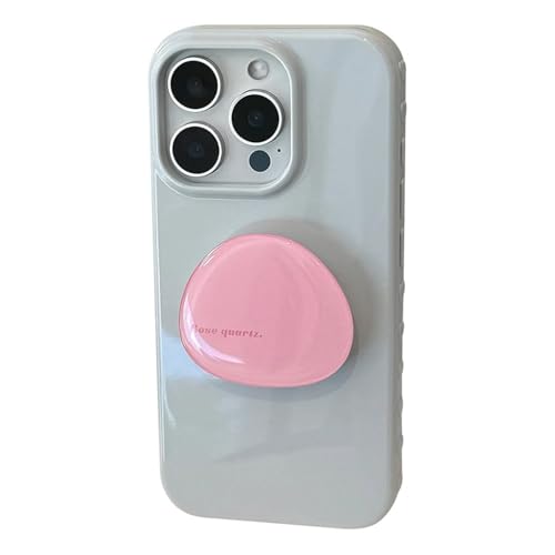 Mtlinasea Korean Style Phone Case, Solid Color Soft TPU Cover, Shockproof Protective Bumper with Built-in Stand for iPhone Women Men (for iPhone 13,TXSJ06502)