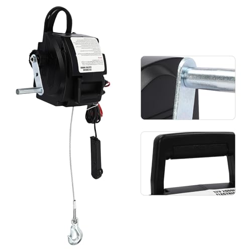Winch eléctrico 12V con control alámbrico y manual 6000 lbs miniatura 4