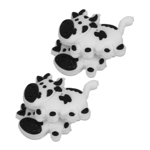 LIOOBO Unique Tennis Racket Dampeners 4pcs Animal Shape Silicone Vibration Absorbers Tennis Accessory