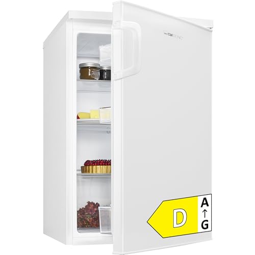 Clatronic® Kühlschrank ohne Gefrierfach | Energieklasse D | 84,5cm | Vollraumkühlschrank | leise 39dB | Türanschlag wech...