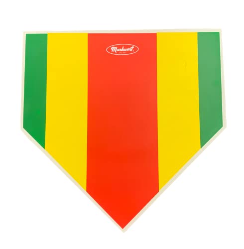 Markwort Strike Zone Training Home Plate Red