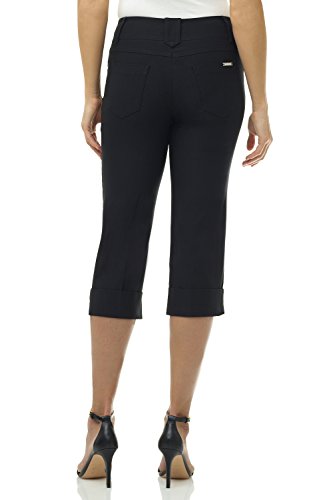 Rekucci Modern Classic Pull-On Capri Pants for Women – Stretch Waist, Cuffed Hem, Wrinkle-Resistant3