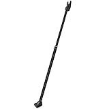 Securityman 2-in-1 Door Security Bar & Sliding Patio Door Security Bar - Constructed of High Grade Iron - Black