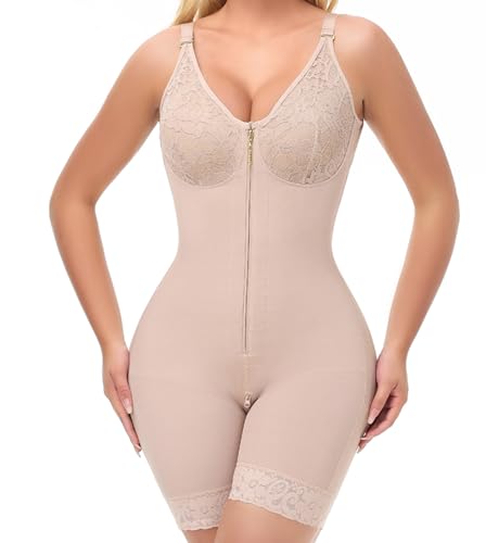 SHAPSHE Fajas Colombianas Moldeadoras Full Body Shaper Tummy Control Stage 3 Postpartum Shapewear for Women with Bra