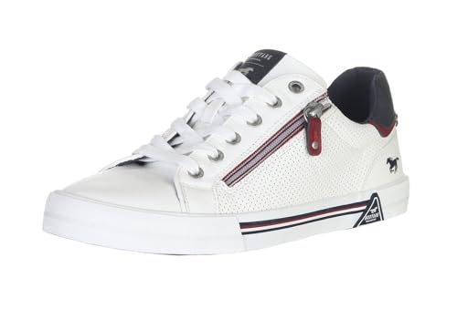 MUSTANG Zapatillas para hombre, Blanco, 48 EU