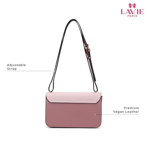 Image of LAVIE PARIS Women's Camelia 3 Compartment Flap Crossbody Sling Bag | Ladies Purse Handbag | Gift for Women