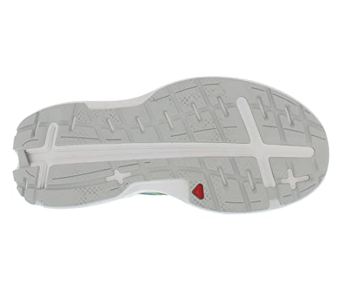 Salomon Aero Glide Mens Shoes Size 9.5, Color: Blue Ashes/Dark Sapphire/Sunny Lime-Blue2