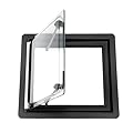 RV Exit Window, 450x500 mm RV Camper Caravan Extrapolated Ventilation Window, 70° Vent Hatch Side Window, RV Caravan Camper Van Hinged Push Out Window