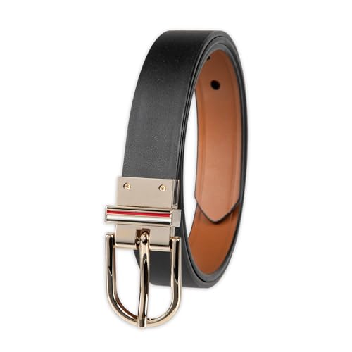 Tommy Hilfiger Women's Two-in-one Reversible Slim Width Casual Leather Belt for Jeans, Trousers and Dresses3