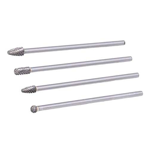 Juego de 4 fresas de carburo de tungsteno para madera y plástico miniatura 3