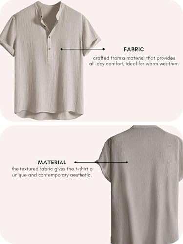 Image of Leriya Fashion Tshirt for Man | T Shirt for Mans | Mens TShirt's | Collarless T- Shirt for Mens | Half Sleeve Tshirt for Men (Available in Plus Sizes) Polycotton, Regular Fit