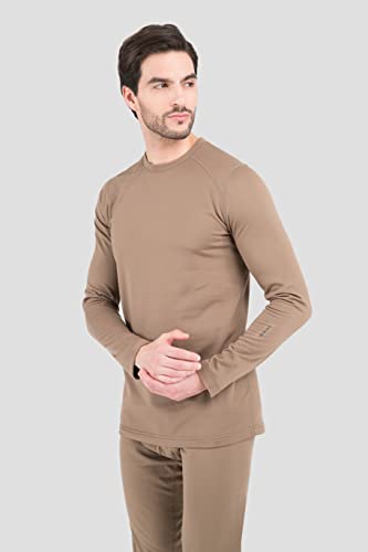 Terramar Men's Military Fleece Long Sleeve Crew2