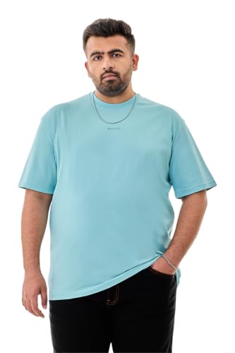 Image of SNITCH Men Polo Plus Size T-Shirt | Knitted Solid Polo with Contrast Tipped Collar & Logo Embroidery | 100% Cotton Breathable Lightweight Smart Casual Wear