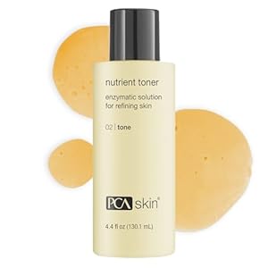 PCA SKIN Hydrating Toner for Face, Nutrient Face Toner for Sensitive Skin, Dry Skin, and Aging Skin, Helps Refine, Brighten, and Exfoliate the Face and Neck, Safe for All Skin Types, 4.4 oz Bottle