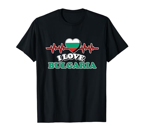 I Love Bulgaria Viaje Viaje Vacaciones Familiares Camiseta