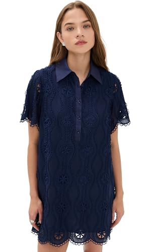 English Factory Women's Navy Mini Dress