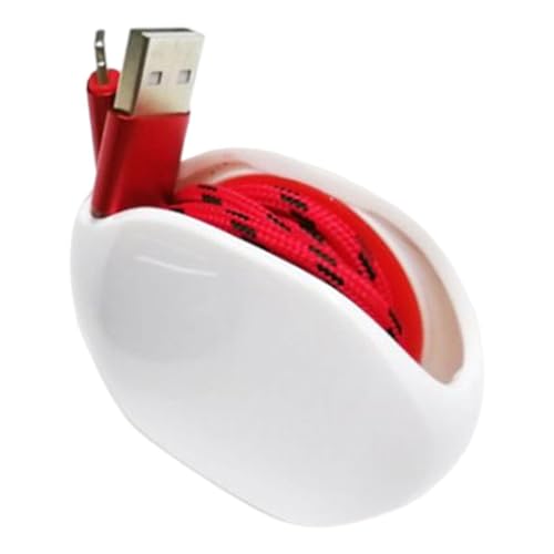 Carrete De Cable De Datos, Enrollador De Cable - Organizador Automático De Cable De Enrollamiento De Cable - Dispositivo De Almacenamiento De Alambres Digital Portátil Ligero, Accesorios