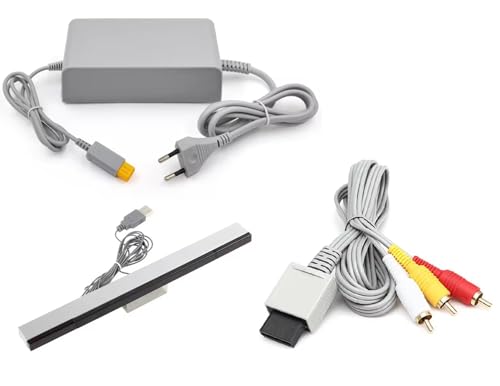 Juego de accesorios para cable de televisión para Nintendo Wii U TV Cable