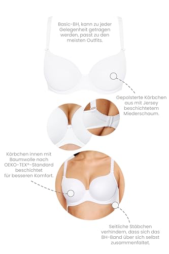 Soutien-gorge à couverture intégrale anti-mal de dos pour galbe parfait