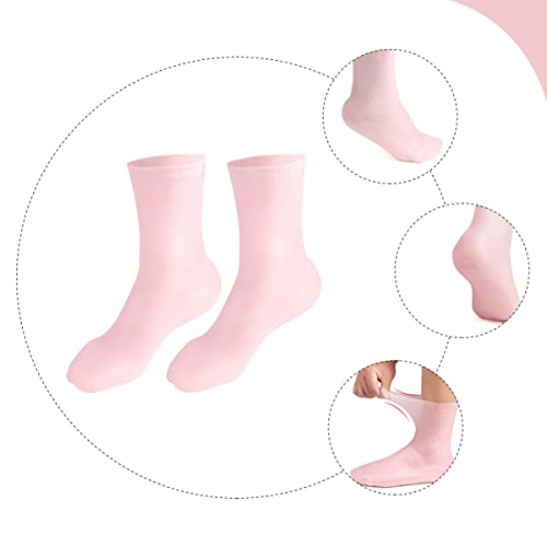 Beaupretty 3 Paare Feuchtigkeitsspendende Socken Strandsocken Fuß Für Trockene, Rissige Füße Damensocken Und Strumpfwaren Socken Für Die Frau Rissige Fußsocken Lotion Sebs Entferner Mädchen