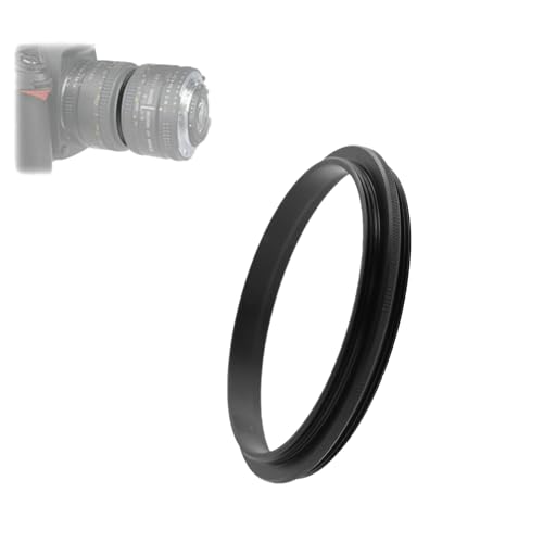 Anillo Adaptador de Lentes Macho a Macho 49-52mm para Fotografía Macro | Anillo Adaptador Macho de Aluminio 49-49mm a 49-82mm miniatura 1