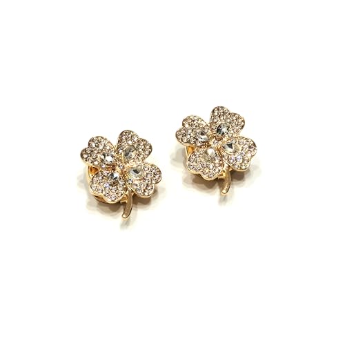 Cubiertas Botón Trébol Con Cristales Para Camisas miniatura 5