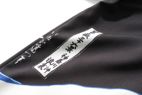 Men Japanese Vintage Short Sleeve Cardigan The Great Wave Off Kanagawa Beach Painting Harajuku Kimono Casual Alt Tops4