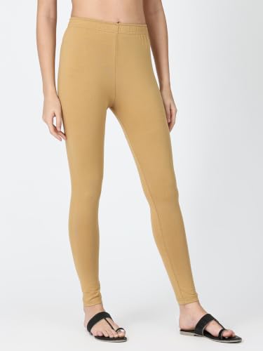 Image of Robinbosky Premium Stretchable Cotton Ankle Legging for Women | Suitable for Formal wear & Casual wear | High-End Elastic Makes The Leggings Squat Proof and Durable for Travel, Yoga, & Workout.