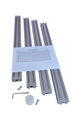 Frässchablone für rechteckige Ausschnitte mit der Oberfräse - verstellbar (500 x 500 pro)