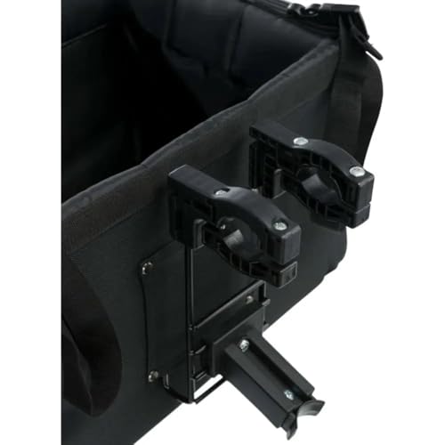 TRIXIE 13106 Front-Box für Fahrräder, 41 × 26 × 26 cm, schwarz/grau