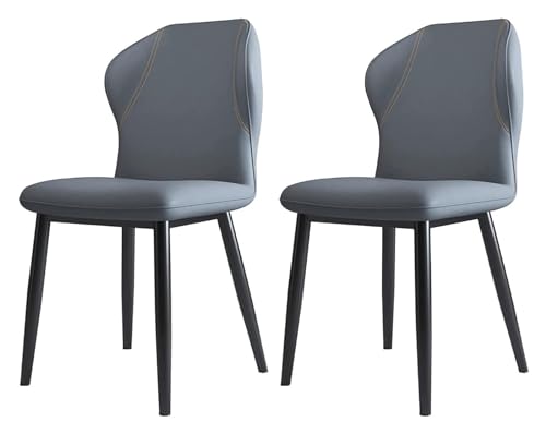 BytheM Chair Pu Upholstered Back Chair,Simple Office Desk Chair,Makeup Chair,Leisure