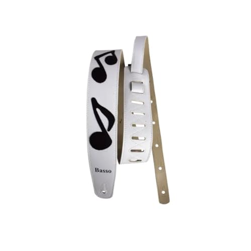 [Basso] �o�b�\ �M�^�[�X�g���b�v Musical Note White