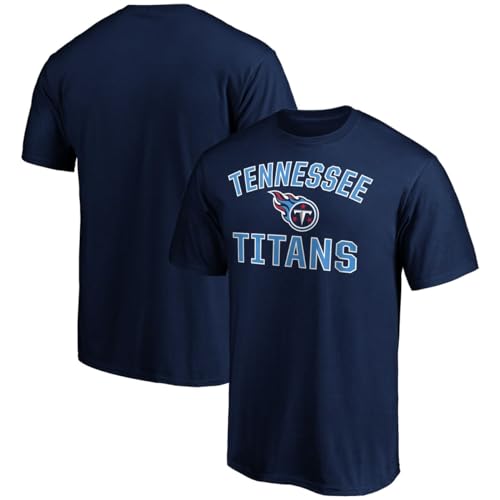 Outerstuff NFL Boys Kids 4-20 Official City Wide Arch Logo Team T-Shirt (US Numeric 18 20 Regular Tennessee Titans - Navy)