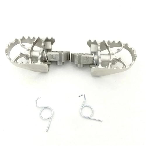Repose-Pieds Robustes en Acier Inoxydable Moto Cross pour Yamaha YZ250F YZ125 YZ250