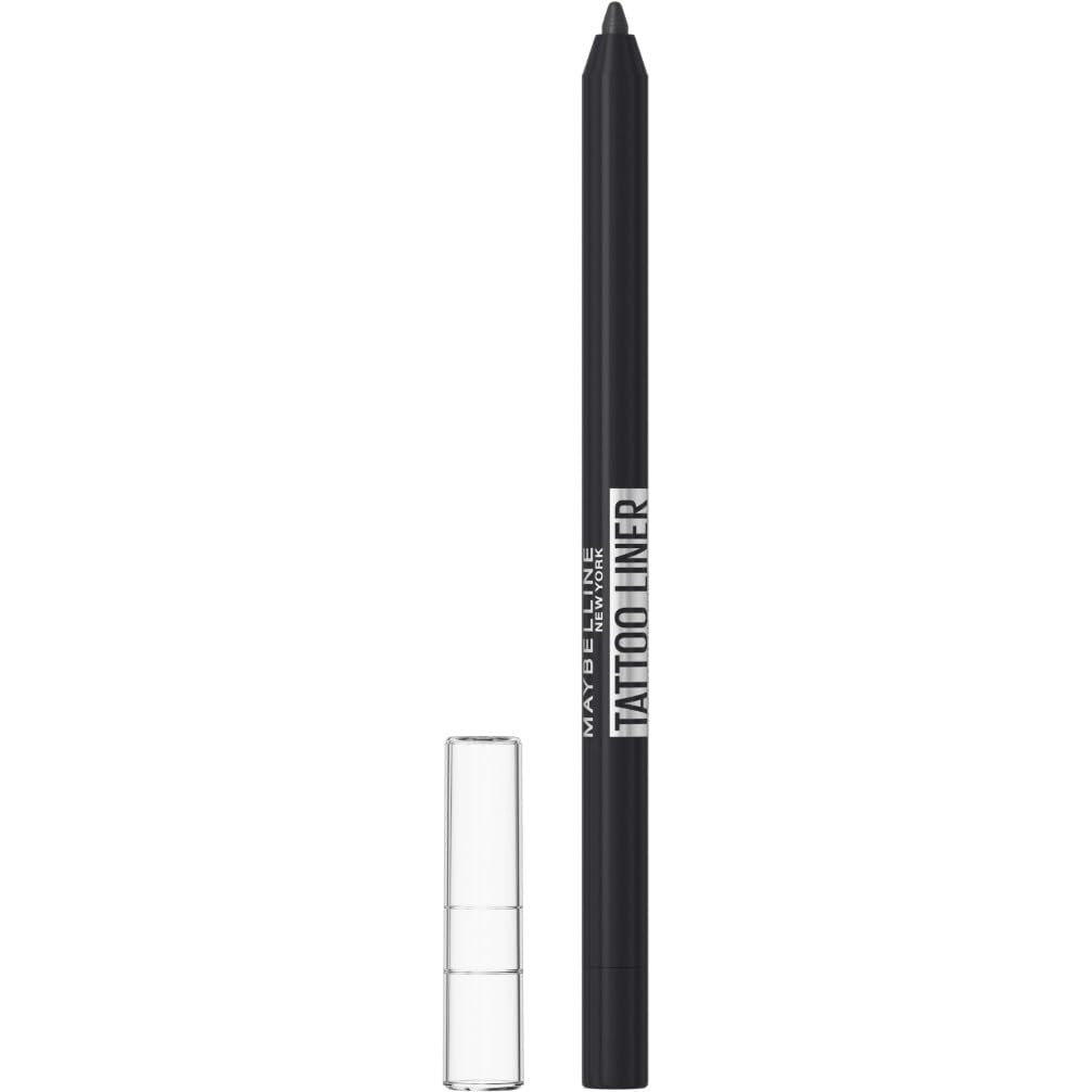 Maybelline New-York - Crayon Gel Yeux Effet Tatouage - Waterproof & Tenue 36h - Tattoo Liner - Teinte : Deep Onyx - 3