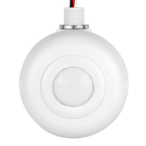 Image of ENERLITES High Bay 360 Degree PIR Line Voltage Ceiling Occupancy Motion Sensor w /Daylight Harvesting Dimming, 1200-2800 sq. ft. Coverage, 120-277VAC, Commercial /Industrial, UL Listed, MPC-50HD, White