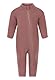 Mikk-line WALKOVERALL 74 Burlwood | Wollwalk Overall für Baby und Kleinkind | Schlafanzug Aus Wolle | 95% Wolle - 100% Mulesingfrei Merinowolle | Ohne Füße