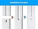 Portable Air Conditioner Window Seal Kit with Coupler,Adjustable Vertical/Horizontal Sliding Window Plate for AC Unit, AC Window Vent Kit Suitable for 5.9”AC Exhaust Hose