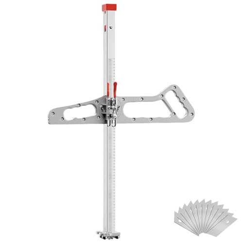 Outil de coupe pliable pour cloison sèche, coupe-gypse à la main, plage de coupe de 1,5 à 61 cm, épaisseur 8 à 12 mm, pour une coupe précise des cloisons sèches