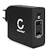 Produktbild CELLONIC® USB-C Ladegerät 45W 3 Port, 3 Ampere Power Delivery für Smartphone, Handy, Tablet, Ultrabook, Powerbank 45 Watt Netzteil 3A, USB-C Multiport Adapter mehrfach Reiseladegerät Wall Charger